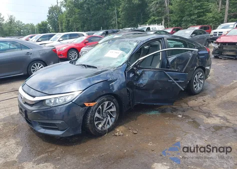 2018 Honda Civic Ex from USA, damaged, VIN 2HGFC2F72JH535878